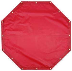 Lookout Mountain Tarp - Custom Octagon Shaped Tarp Cover - 18oz Solid Vinyl Coated Polyester