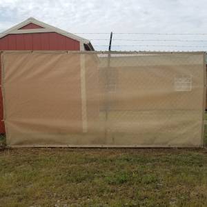 Custom Privacy Fence Screens Windscreen Tarp - 8.25oz Knitted Mesh 70% Solid