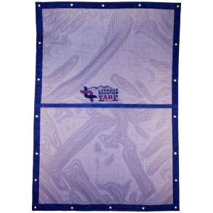 Lookout Mountain Tarp - Custom Rectangle Shaped Tarp Cover - 11oz Vinyl Coated Mesh 55% Solid