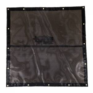 Custom UV Shade Cloth Tarp Cover  - 7.5oz Closed Mesh 95% Solid Black