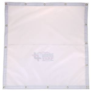 Lookout Mountain Tarp - Custom Square Shaped Tarp Cover - 9oz Vinyl Coated Mesh 80% Solid