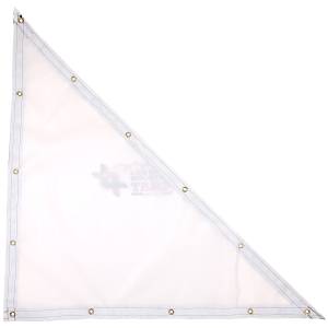 Custom Right Triangle Shaped Tarp Cover - 9oz Vinyl Coated Mesh 80% Solid