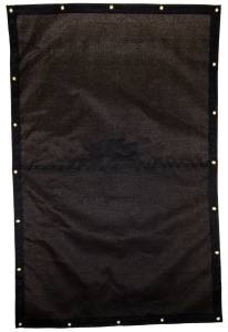 Lookout Mountain Tarp - Custom Rectangle Shaped Tarp Cover - 9.5oz Knitted Mesh 95% Solid