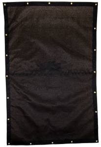 Custom Rectangle Shaped Tarp Cover - 9.5oz Knitted Mesh 95% Solid