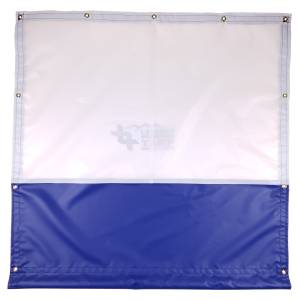 Custom Size Gym / Basketball Court Curtain Divider Tarp Mesh Top with Vinyl Bottom