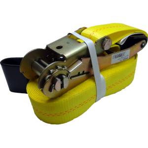 Ancra - 45982-11 Ancra 2" x 30' Yellow Ratchet Strap with Flat Hooks