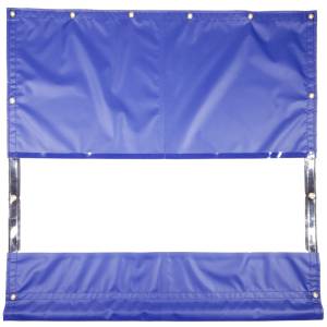 Lookout Mountain Tarp - Custom Vinyl Patio Porch Patio Curtain Tarp with 52" Clear Window