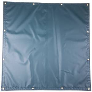 Custom Size Square Bullpen Baseball Field Tarps / Infield Spot Covers - 18oz Vinyl
