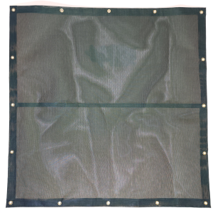 Custom Square Baseball Infield Turf Protector Tarp Cover - 10oz Vinyl Coated Mesh 80% Solid