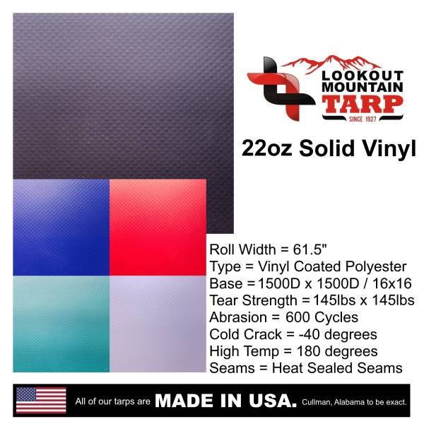 Curtain Rolls | 13oz ,18oz , 22oz Vinyl