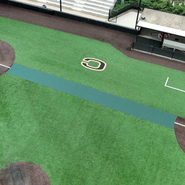 Custom Size Square Baseball Field Tarps / Infield Spot Covers