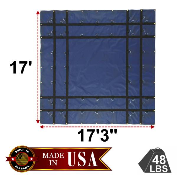 17x17-Square-Coil-Tarp-D-Rings-Flatbed-Truck-Trailer-ad