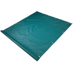 Custom Industrial Curtain Divider Tarp Cover - 14oz Solid Vinyl Coated Polyester