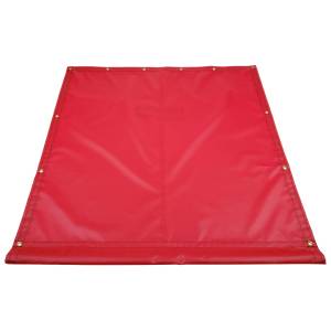 Custom Industrial Curtain Divider Tarp Cover - 18oz Solid Vinyl Coated Polyester