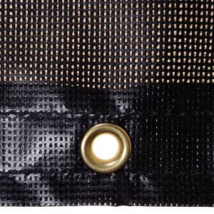 Custom Industrial Curtain Divider Tarp Cover - 9oz Vinyl Coated Mesh 80% Solid