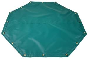 Custom Octagon Shaped Tarp Cover - 14oz Solid Vinyl Coated Polyester