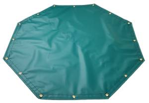 Custom Octagon Shaped Tarp Cover - 14oz Solid Vinyl Coated Polyester