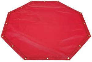 Custom Octagon Shaped Tarp Cover - 18oz Solid Vinyl Coated Polyester