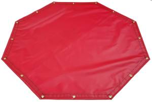 Custom Octagon Shaped Tarp Cover - 18oz Solid Vinyl Coated Polyester