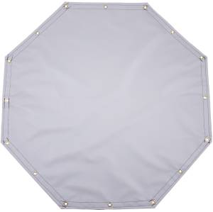 Custom Octagon Shaped Tarp Cover - 22oz Solid Vinyl Coated Polyester