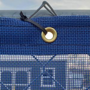 Custom Privacy Screen Fence Windscreen Tarp Cover - 11oz Vinyl Coated Mesh 55% Solid