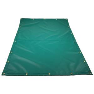 Custom Rectangle Shaped Tarp Cover - 14oz Solid Vinyl Coated Polyester