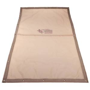 Custom Rectangle Shaped Tarp Cover - 8.25oz Knitted Mesh 70% Solid