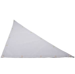 Custom Right Triangle Shaped Tarp Cover - 22oz Solid Vinyl Coated Polyester