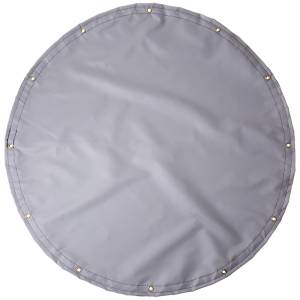 Custom Round Shaped Tarp Cover - 22oz Solid Vinyl Coated Polyester