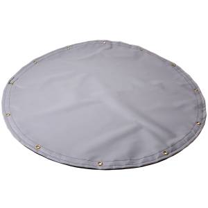 Custom Round Shaped Tarp Cover - 22oz Solid Vinyl Coated Polyester