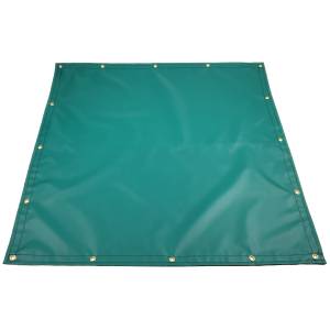 Custom Square Shaped Tarp Cover - 14oz Solid Vinyl Coated Polyester
