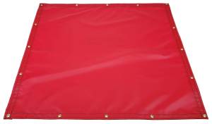 Custom Square Shaped Tarp Cover - 18oz Solid Vinyl Coated Polyester
