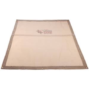 Custom Square Shaped Tarp Cover - 8.25oz Knitted Mesh 70% Solid