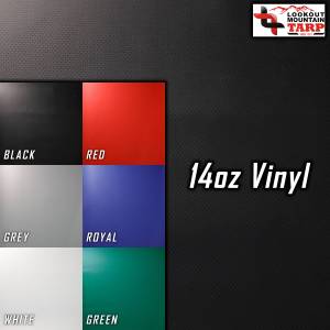 Lookout Mountain Tarp - 14oz Solid Vinyl Coated Polyester - Sample 4" x 6" - Image 2