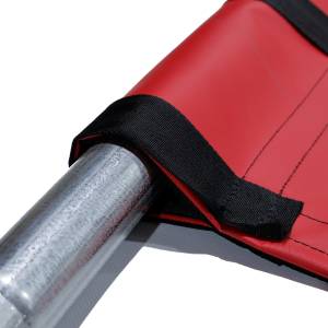 18oz-solid-vinyl-roll-tarp-with-flap-for-end-dump-trailer-side-view