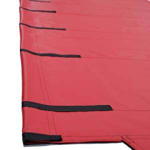 18oz-solid-vinyl-roll-tarp-with-flap-for-end-dump-trailer-side-view